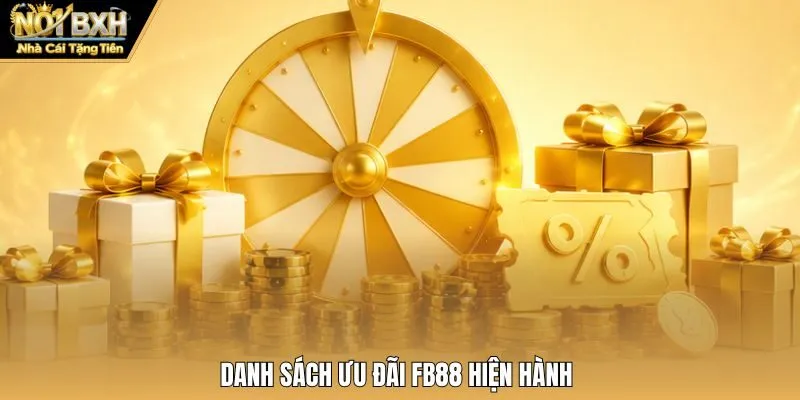 Danh sách ưu đãi FB88 hiện hành